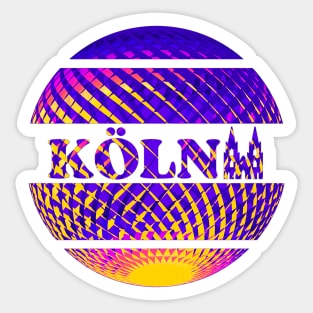 Köln, Koeln, Cologne, Viva Colonia Sticker